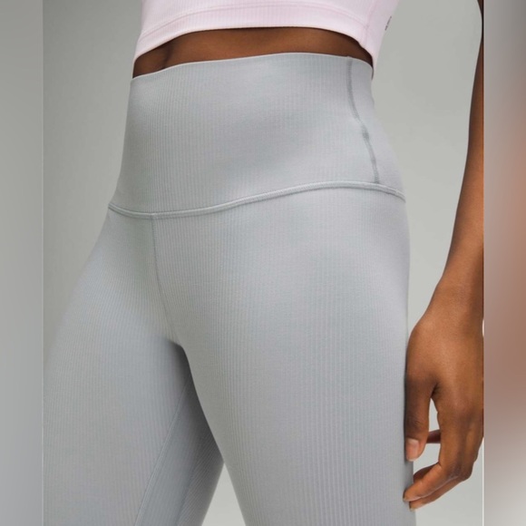 Lululemon Align Ribbed High-Rise Pant 28" in Rhino Grey - Picture 2 of 5
